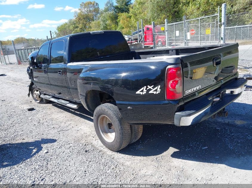 2007 GMC Sierra 3500 Classic Slt black truck diesel 1GTJK33D67F148336 photo #4