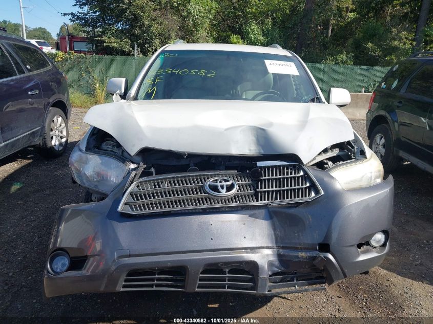 2008 Toyota Highlander Hybrid VIN: JTEEW41A682002365 Lot: 43340582