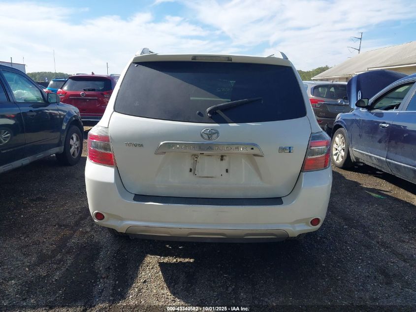 2008 Toyota Highlander Hybrid VIN: JTEEW41A682002365 Lot: 43340582