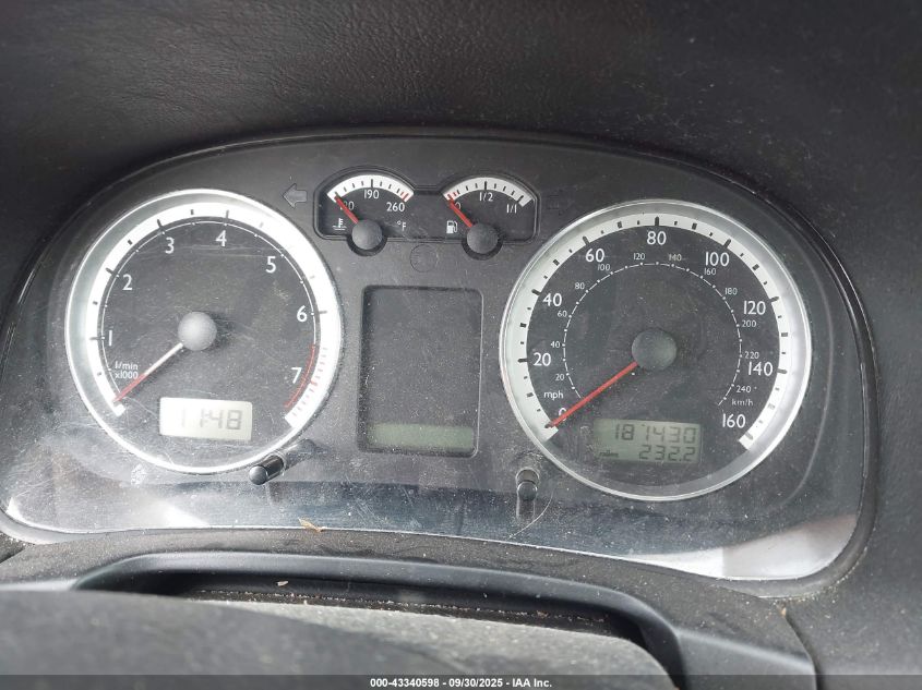 2005 Volkswagen Jetta Gls 2.0L VIN: 3VWSK69M15M057174 Lot: 43340598