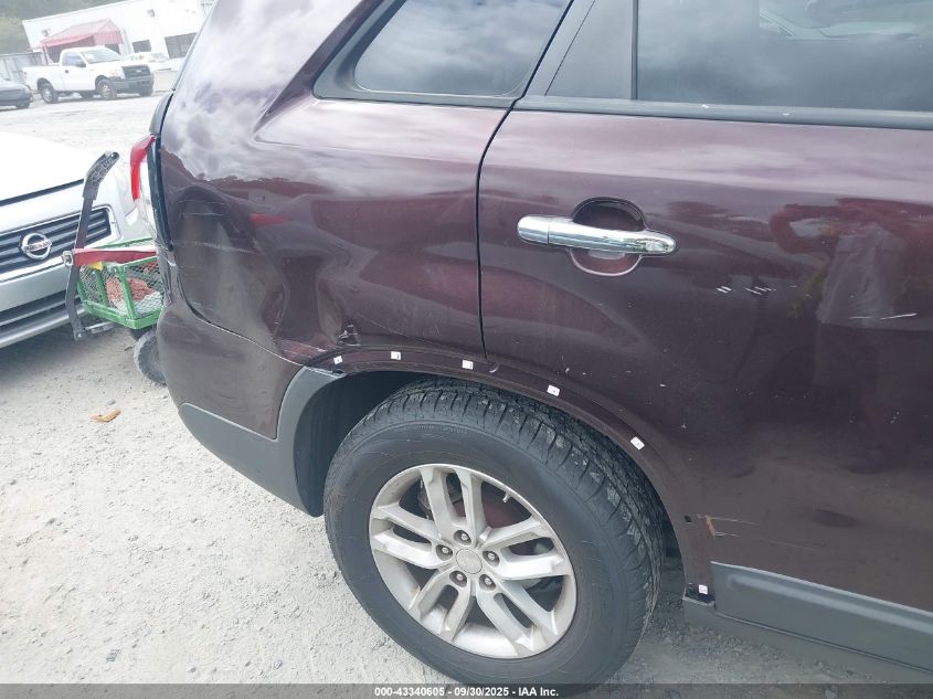 2015 Kia Sorento Lx VIN: 5XYKT3A66FG594004 Lot: 43340605