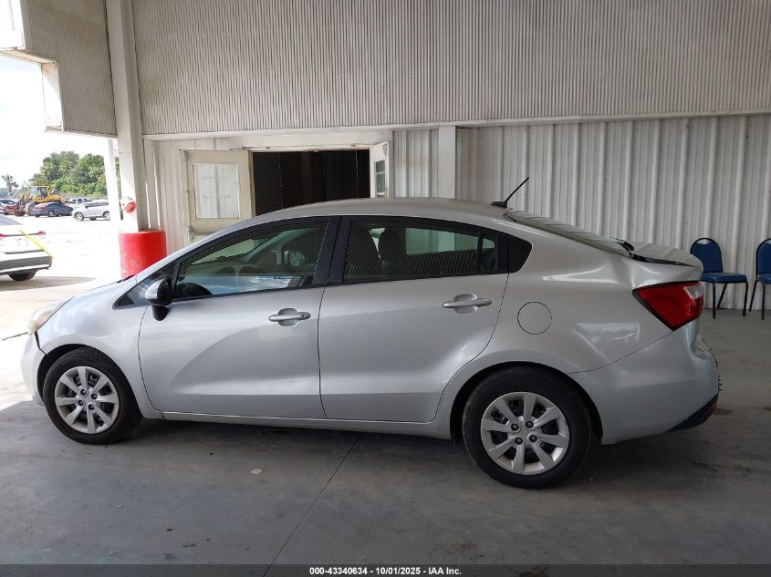 2013 Kia Rio Lx VIN: KNADM4A3XD6240386 Lot: 43340634