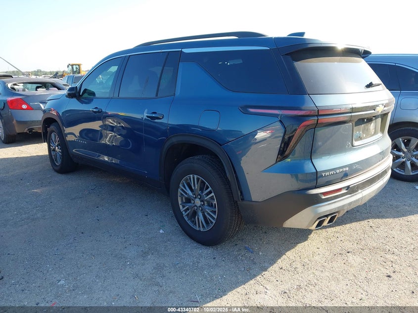 2025 Chevrolet Traverse Fwd Lt blue other gasoline 1GNERGRS7SJ250641 photo #4