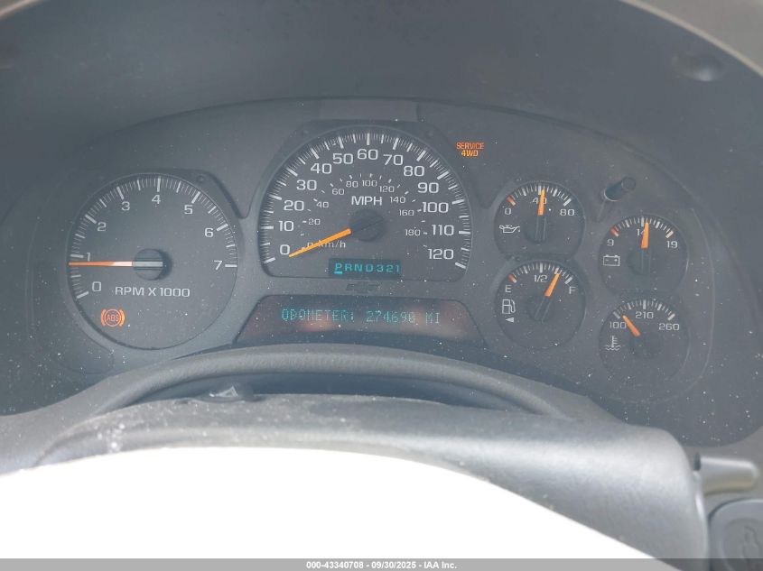 2003 Chevrolet Trailblazer Ext Lt VIN: 1GNET16S236218512 Lot: 43340708