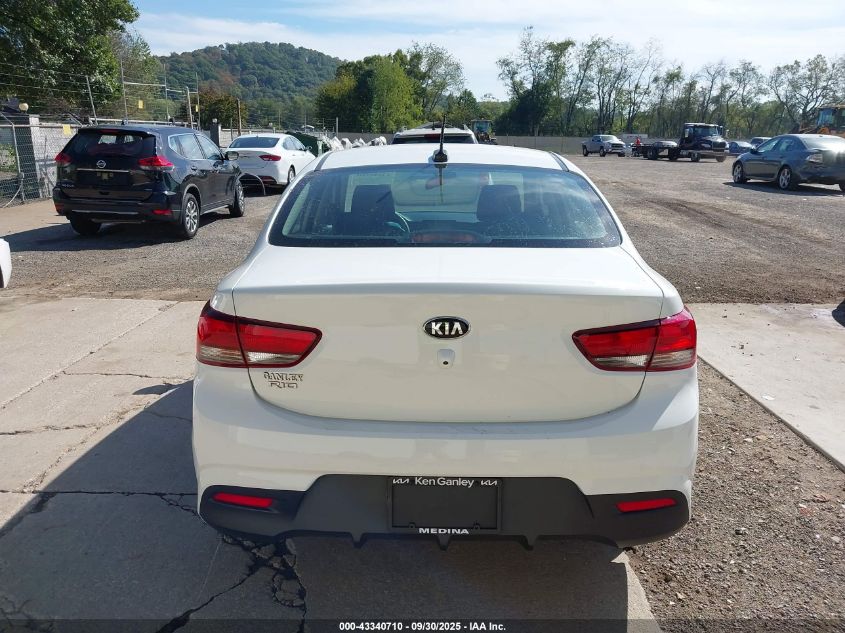 2020 Kia Rio Lx VIN: 3KPA24AD3LE343484 Lot: 43340710