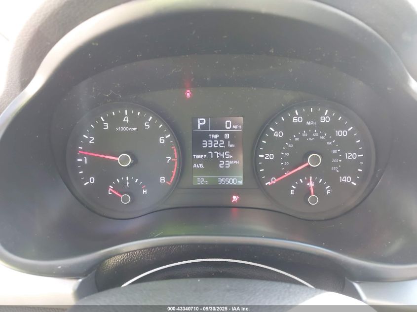 2020 Kia Rio Lx VIN: 3KPA24AD3LE343484 Lot: 43340710