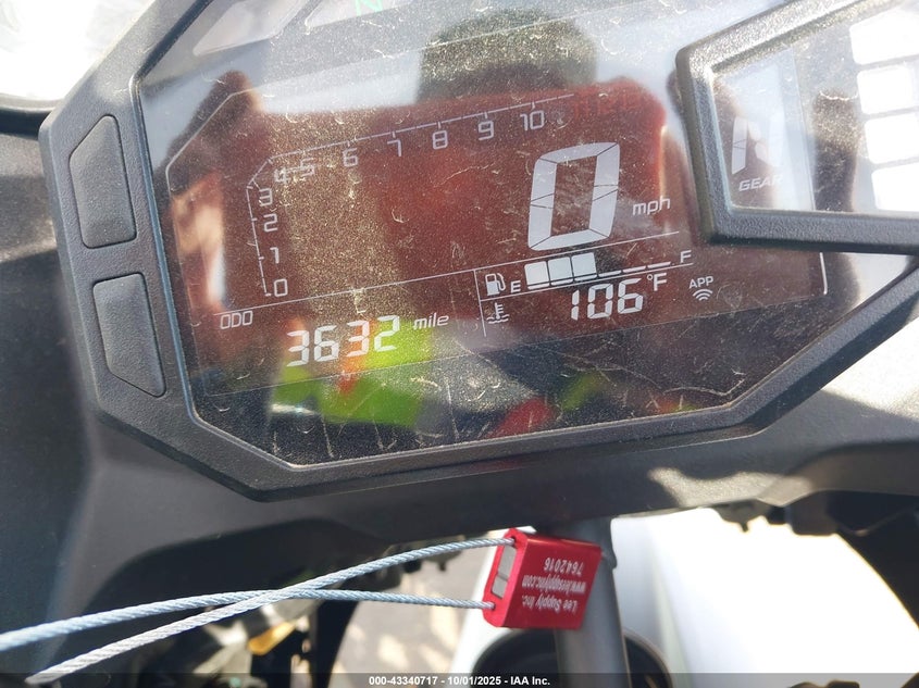 2025 Kawasaki Ex500 H VIN: ML5EXGH16SDA43967 Lot: 43340717