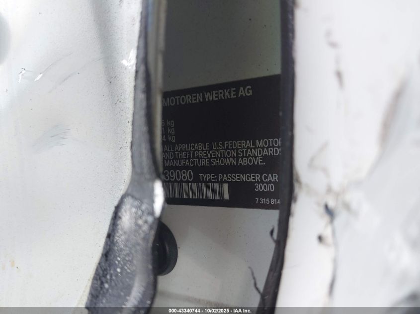 2015 BMW 740Li VIN: WBAYE4C52FD139080 Lot: 43340744