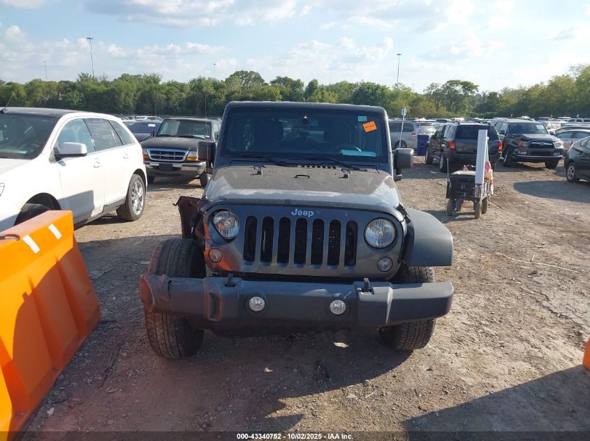 2018 Jeep Wrangler Jk Unlimited Sport S 4X4 VIN: 1C4BJWDG9JL809173 Lot: 43340752