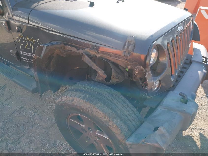 2018 Jeep Wrangler Jk Unlimited Sport S 4X4 VIN: 1C4BJWDG9JL809173 Lot: 43340752