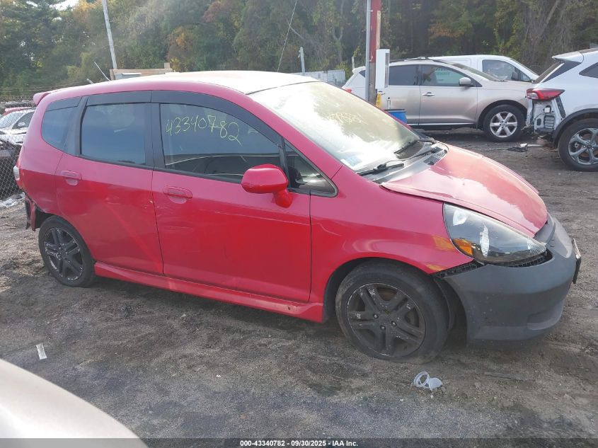 2007 Honda Fit Sport VIN: JHMGD38627S010796 Lot: 43340782