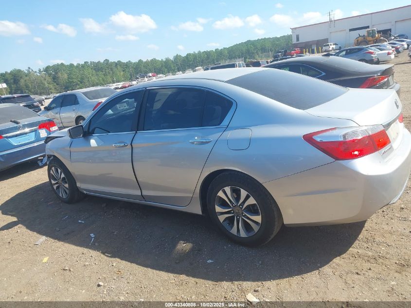 2013 Honda Accord Lx VIN: 1HGCR2F33DA039103 Lot: 43340808