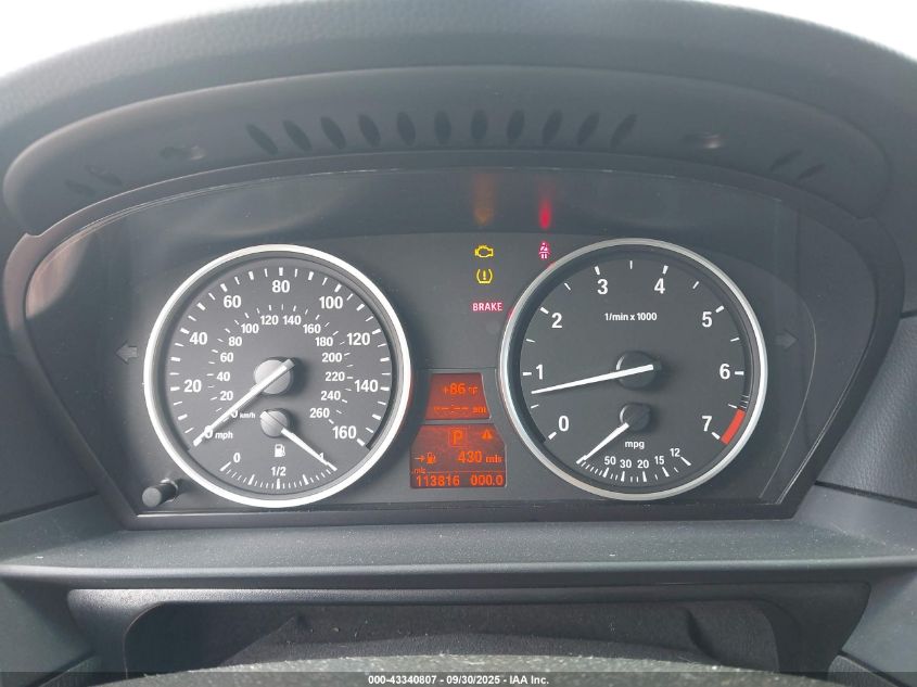 2008 BMW 550I VIN: WBANW53538CT51517 Lot: 43340807