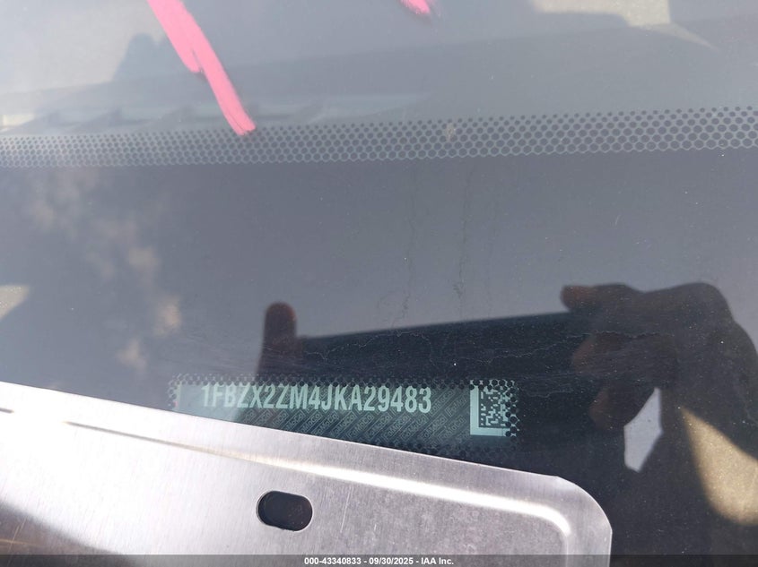 2018 FORD TRANSIT-350 XLT 1FBZX2ZM4JKA29483