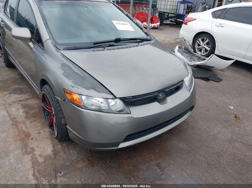 2008 Honda Civic Lx VIN: 1HGFA15588L087644 Lot: 43340854