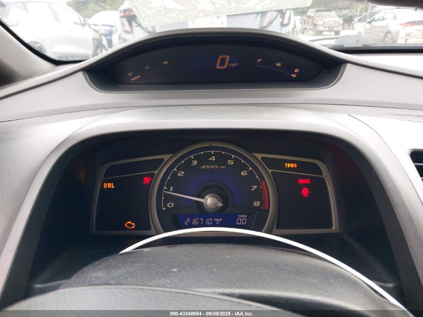 2008 Honda Civic Lx VIN: 1HGFA15588L087644 Lot: 43340854