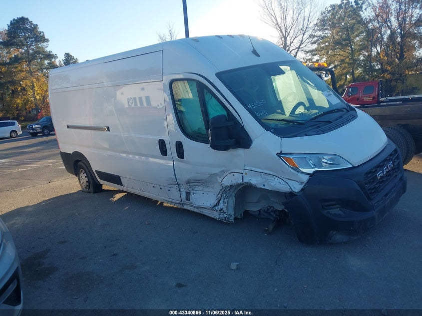3C6LRVDG8PE547078 2023 Ram Promaster 2500 High Roof 159 Wb auction photo 1