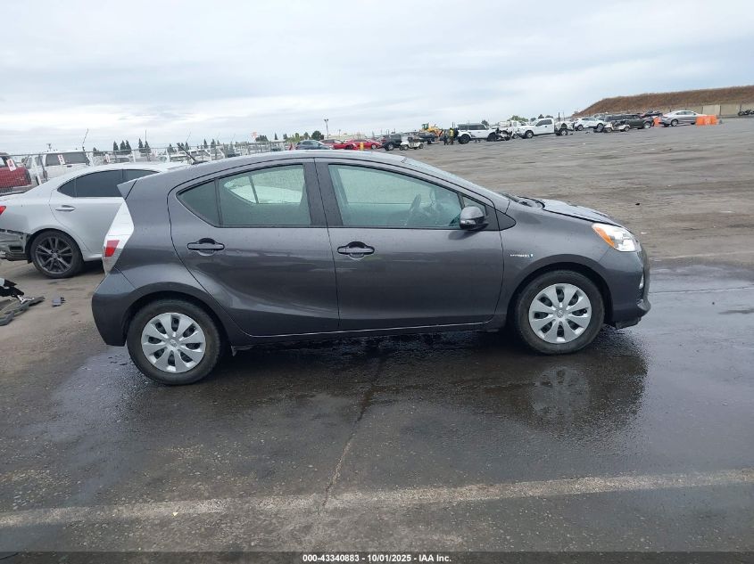 2013 Toyota Prius C Three VIN: JTDKDTB36D1042730 Lot: 43340883
