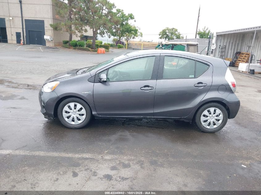 2013 Toyota Prius C Three VIN: JTDKDTB36D1042730 Lot: 43340883