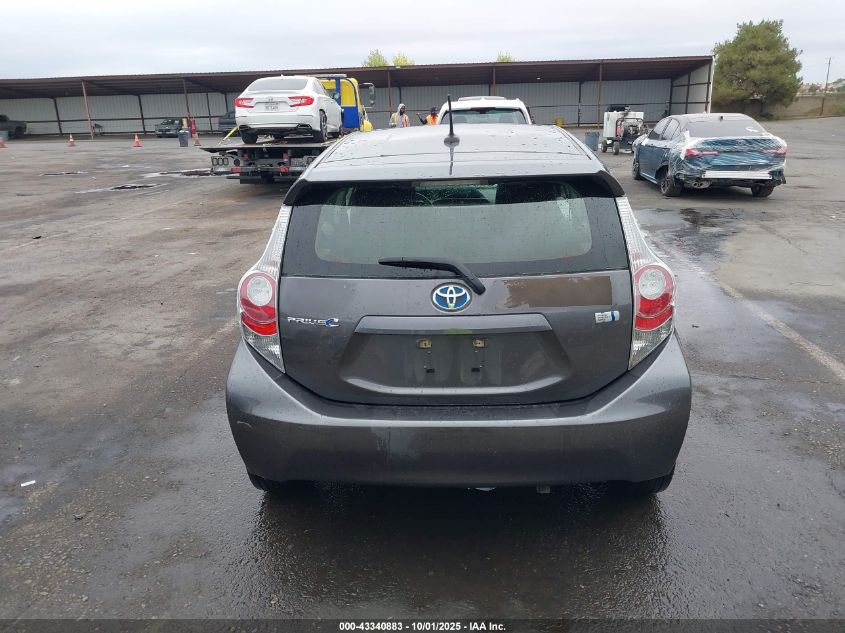 2013 Toyota Prius C Three VIN: JTDKDTB36D1042730 Lot: 43340883