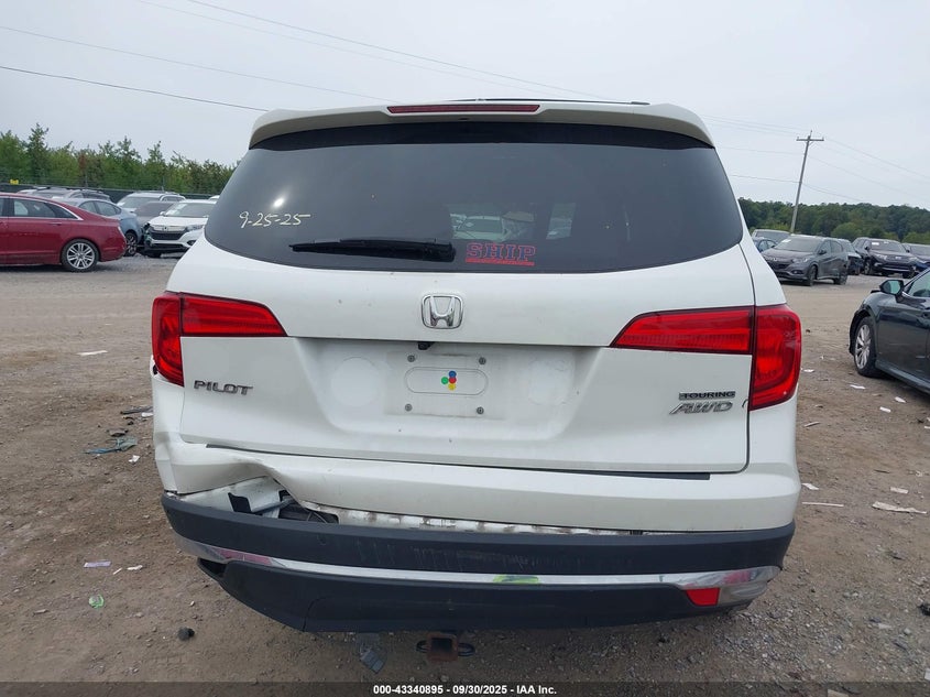 2017 HONDA PILOT TOURING - 5FNYF6H91HB023453