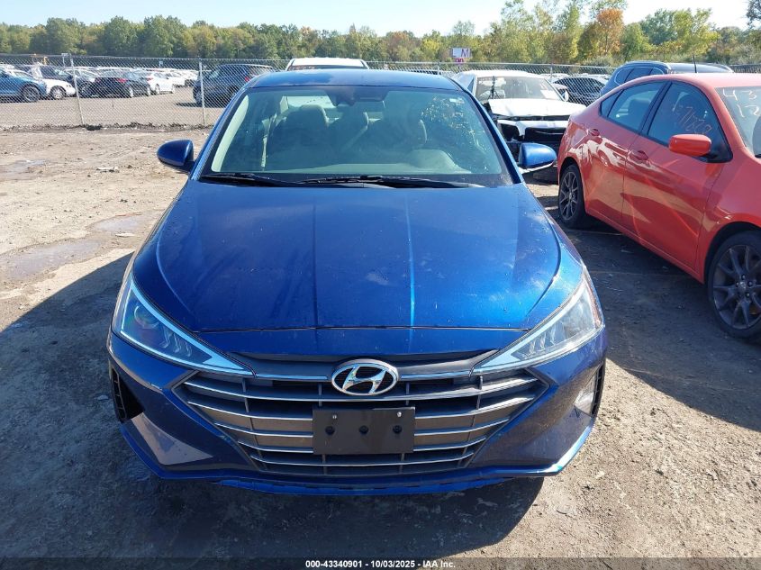 2019 Hyundai Elantra Sel VIN: 5NPD84LF4KH435451 Lot: 43340901