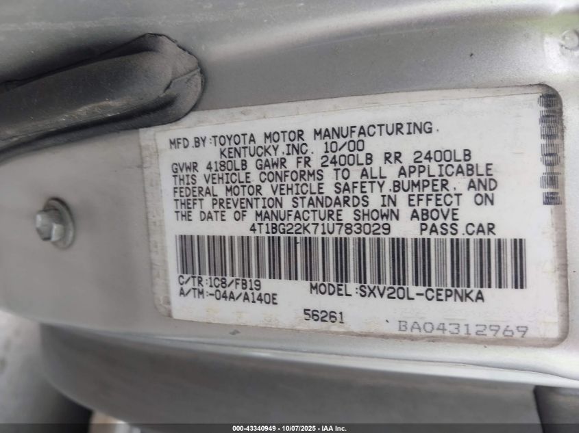 2009 Toyota Corolla VIN: 2T1BU40E59C111548 Lot: 43340949