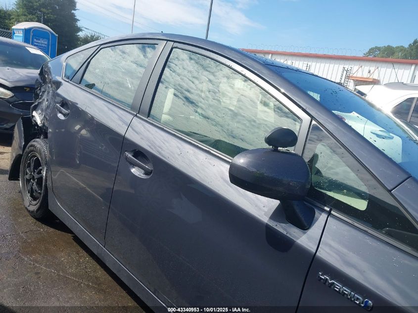 2014 Toyota Prius Three VIN: JTDKN3DU6E0364911 Lot: 43340953