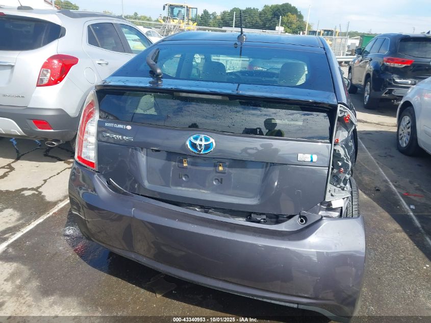 2014 Toyota Prius Three VIN: JTDKN3DU6E0364911 Lot: 43340953