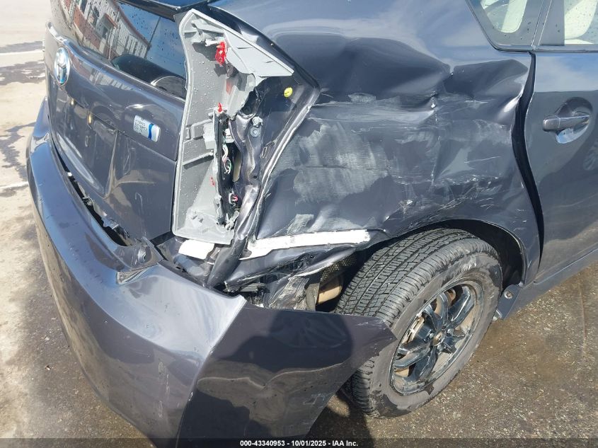 2014 Toyota Prius Three VIN: JTDKN3DU6E0364911 Lot: 43340953