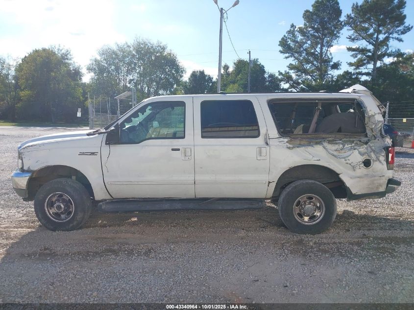 2000 Ford Excursion Xlt VIN: 1FMSU41F7YEB39575 Lot: 43340964