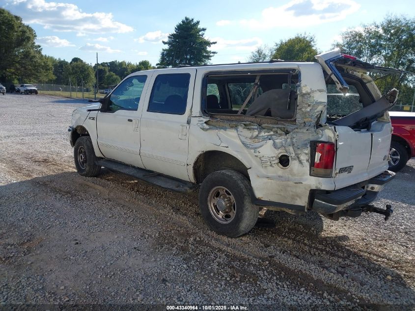 2000 Ford Excursion Xlt VIN: 1FMSU41F7YEB39575 Lot: 43340964
