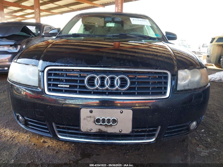2005 Audi A4 3.0 VIN: WAUDT48H85K007717 Lot: 43341023