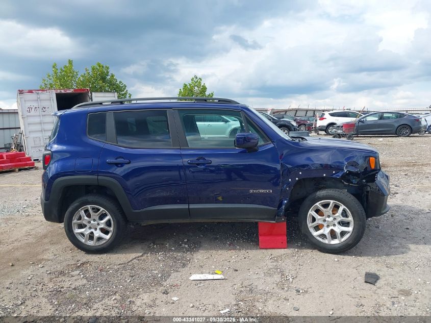 2017 Jeep Renegade Latitude 4X4 VIN: ZACCJBBB0HPE65291 Lot: 43341027
