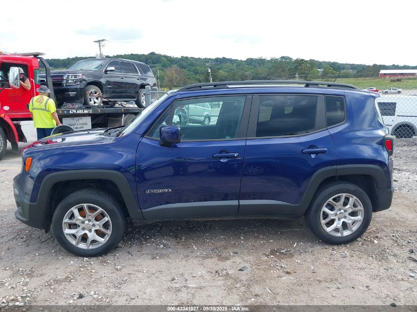 2017 Jeep Renegade Latitude 4X4 VIN: ZACCJBBB0HPE65291 Lot: 43341027