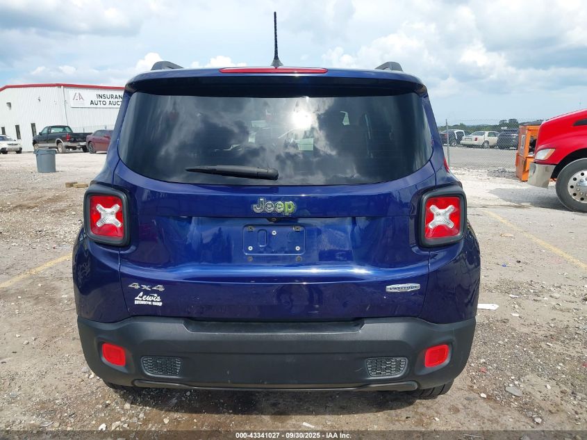 2017 Jeep Renegade Latitude 4X4 VIN: ZACCJBBB0HPE65291 Lot: 43341027