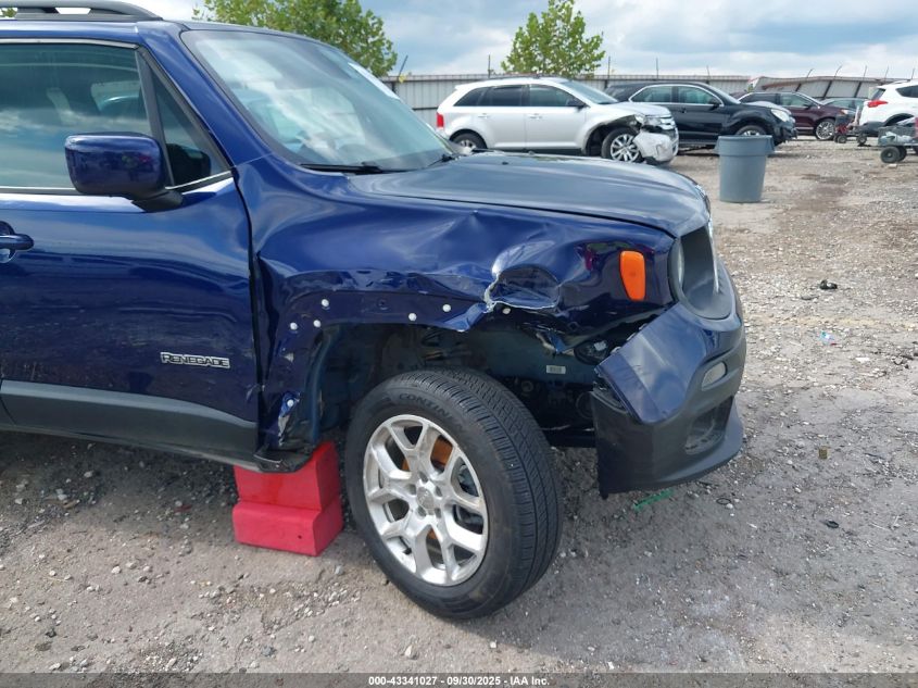 2017 Jeep Renegade Latitude 4X4 VIN: ZACCJBBB0HPE65291 Lot: 43341027