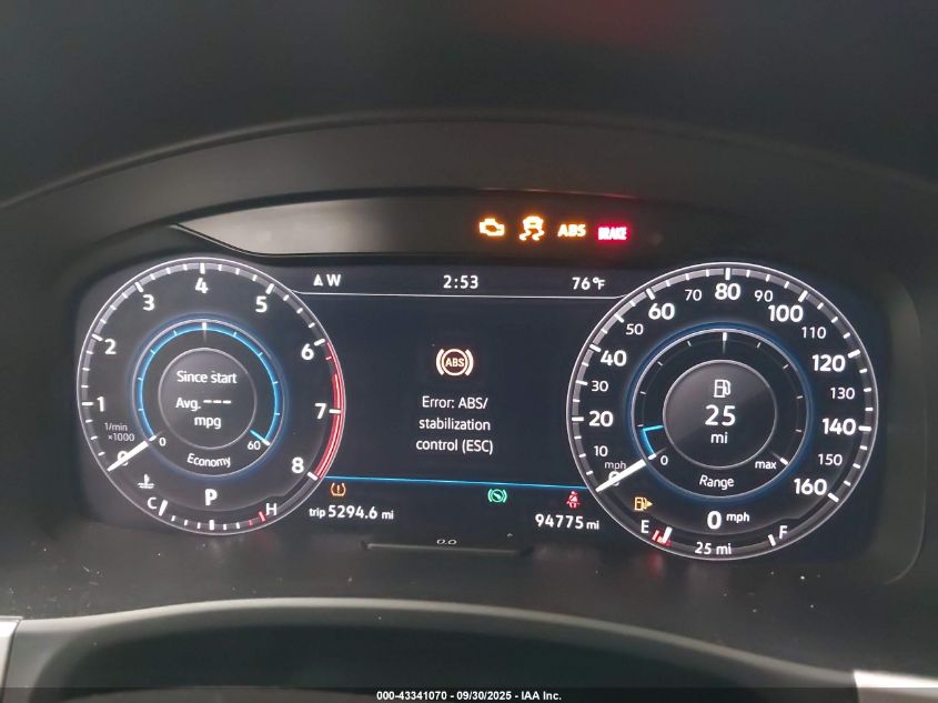 2018 Volkswagen Atlas 3.6L V6 Sel Premium VIN: 1V2NR2CA4JC539134 Lot: 43341070