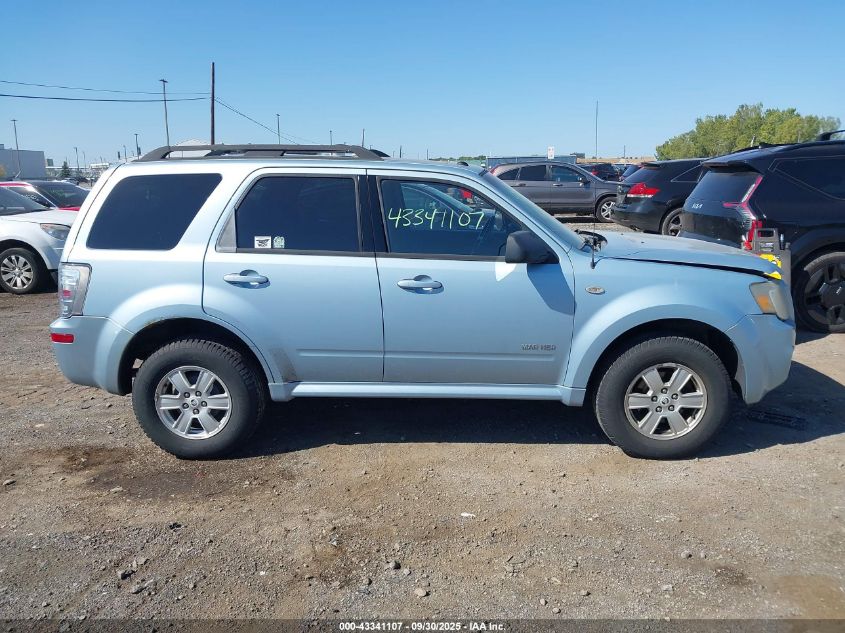 2008 Mercury Mariner V6 VIN: 4M2CU91198KJ24730 Lot: 43341107
