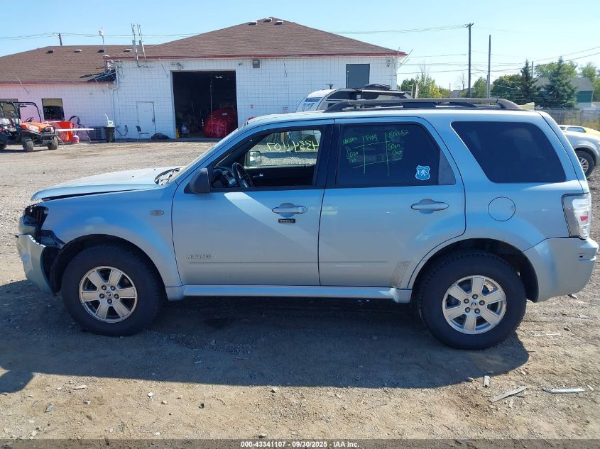 2008 Mercury Mariner V6 VIN: 4M2CU91198KJ24730 Lot: 43341107