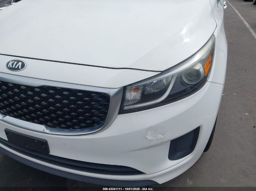 2015 Kia Sedona Lx VIN: KNDMB5C1XF6069054 Lot: 43341111