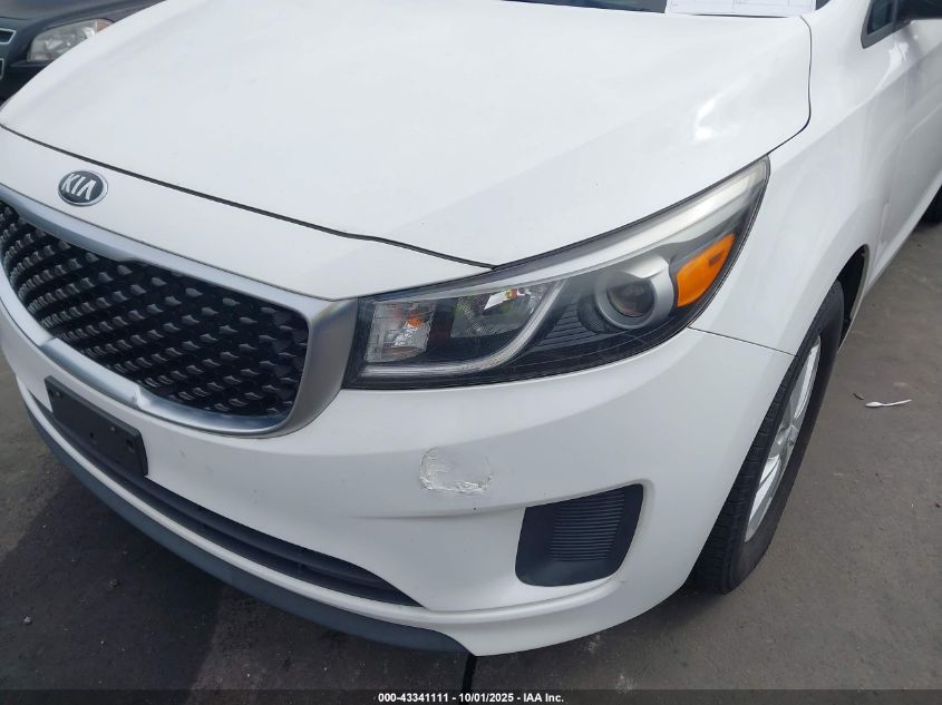 2015 Kia Sedona Lx VIN: KNDMB5C1XF6069054 Lot: 43341111