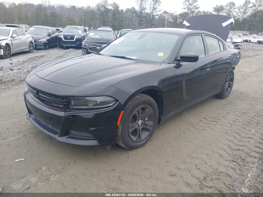 Vin: 2c3cdxbgxph563605, lot: 43835846, dodge charger sxt 20232