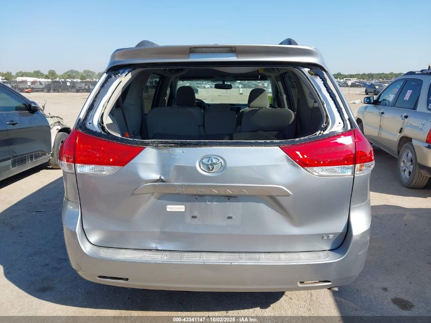2011 Toyota Sienna Le V6 VIN: 5TDKK3DC6BS107305 Lot: 43341147