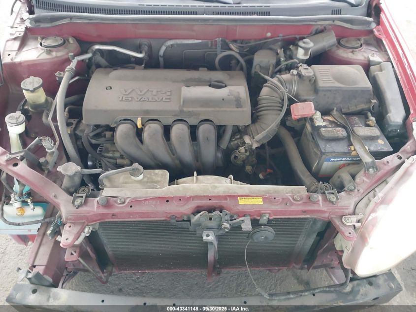 2004 Toyota Corolla Le VIN: 1NXBR32E54Z337296 Lot: 43341148