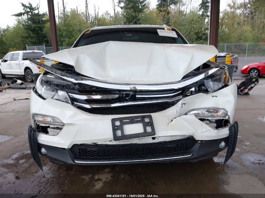 2016 Honda Pilot Elite VIN: 5FNYF6H08GB109701 Lot: 43341151