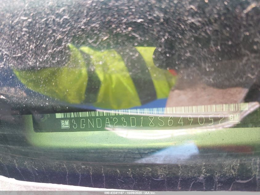 2008 Chevrolet Hhr Lt VIN: 3GNDA23D18S649052 Lot: 43341157