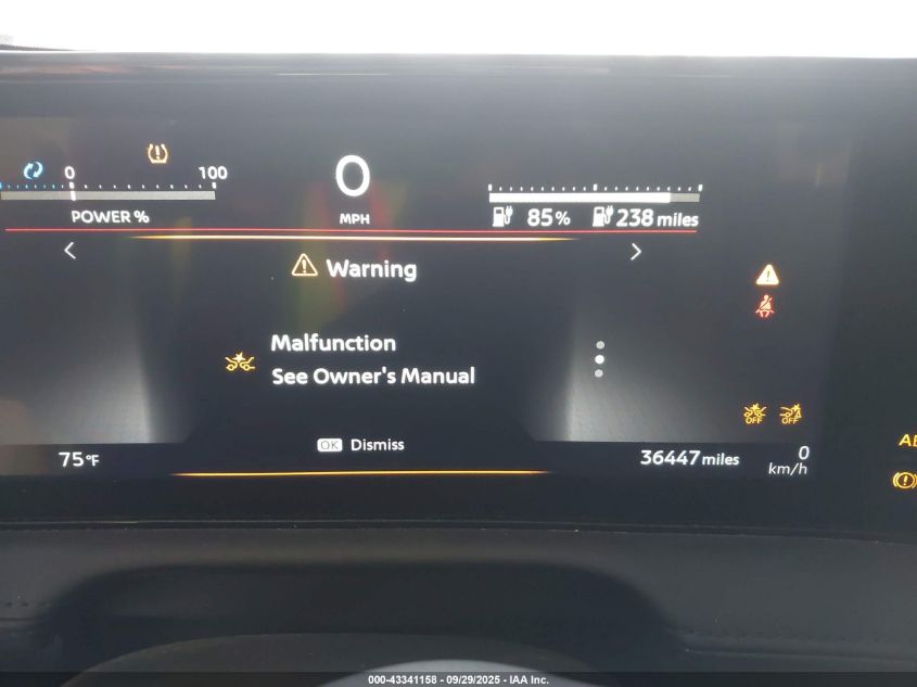 2023 Nissan Ariya Venture+ VIN: JN1BF0AA4PM410319 Lot: 43341158