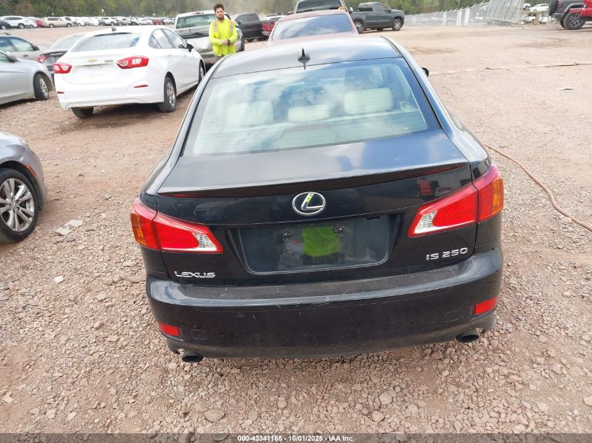 2010 Lexus Is 250 VIN: JTHBF5C2XA5115161 Lot: 43341165