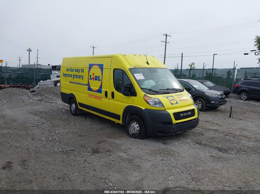 2022 RAM PROMASTER 3500 CARGO VAN HIGH ROOF 159 WB EXT - 3C6MRVJGXNE120569